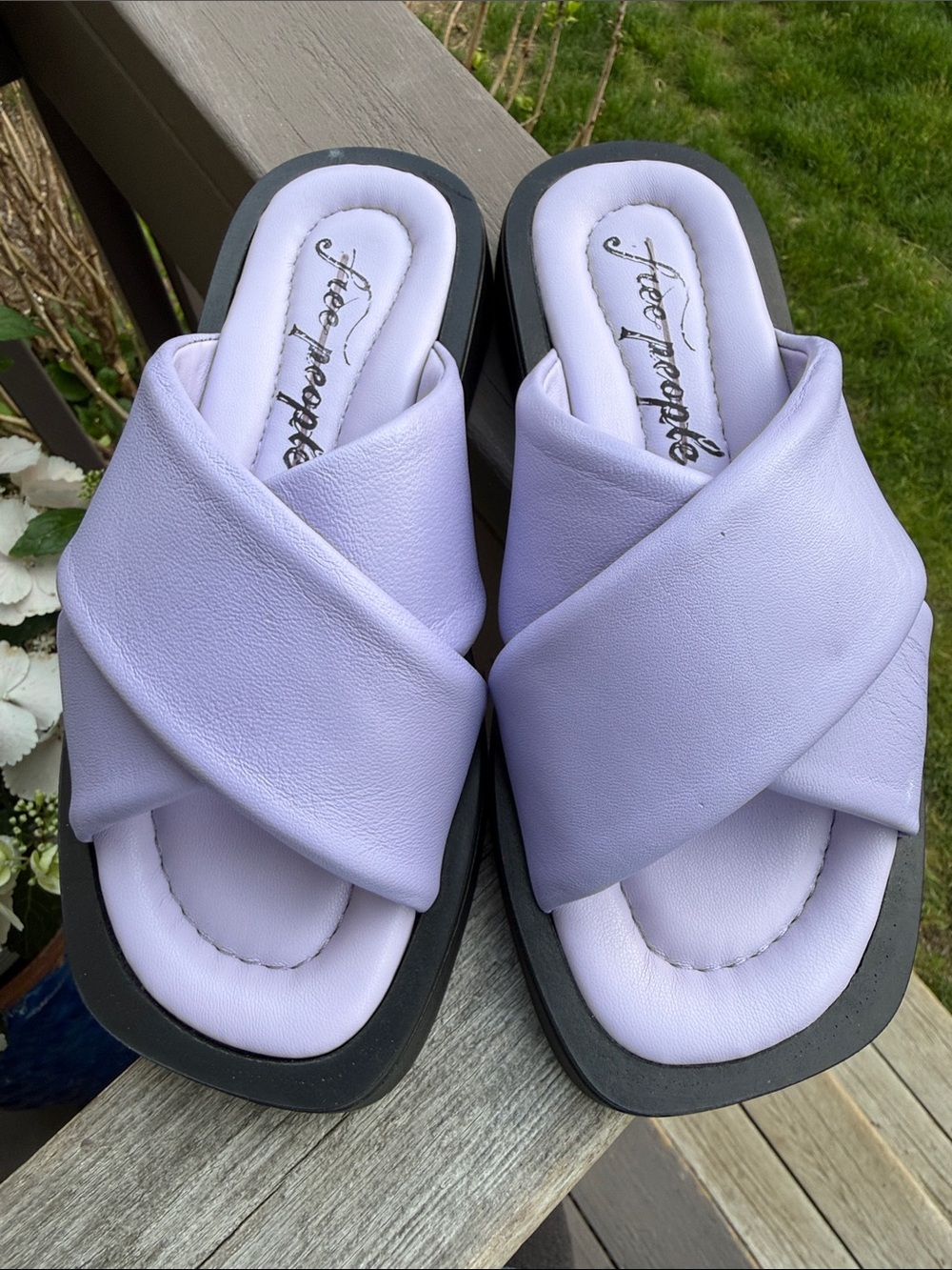Free People lilac sandals